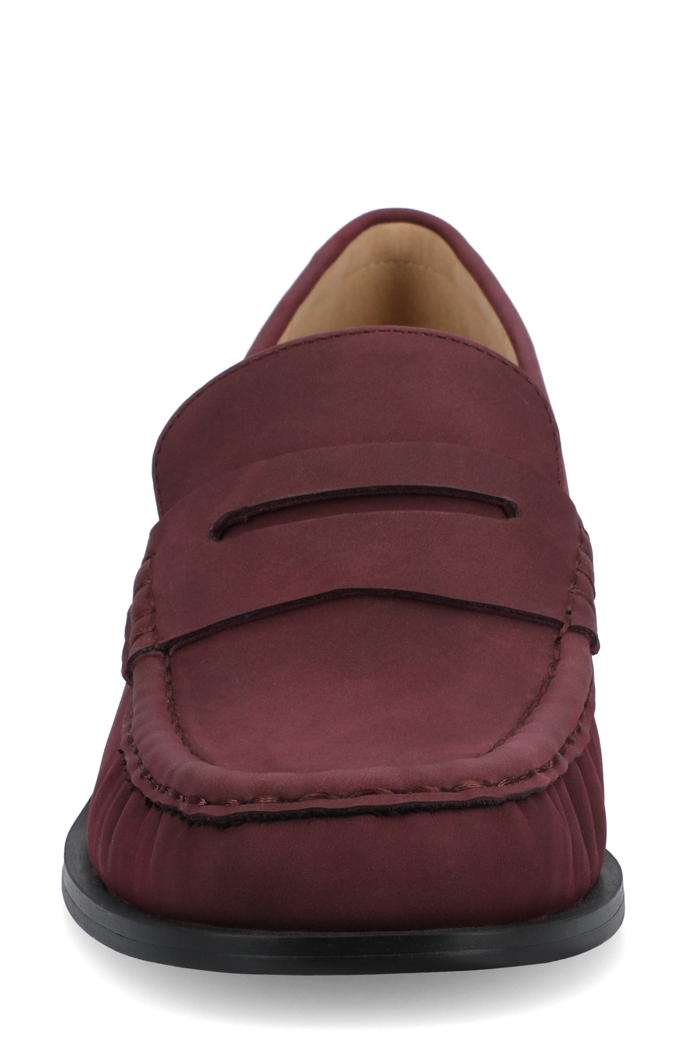 Danna Ruched Loafer, Alternate, color, OXBLOOD
