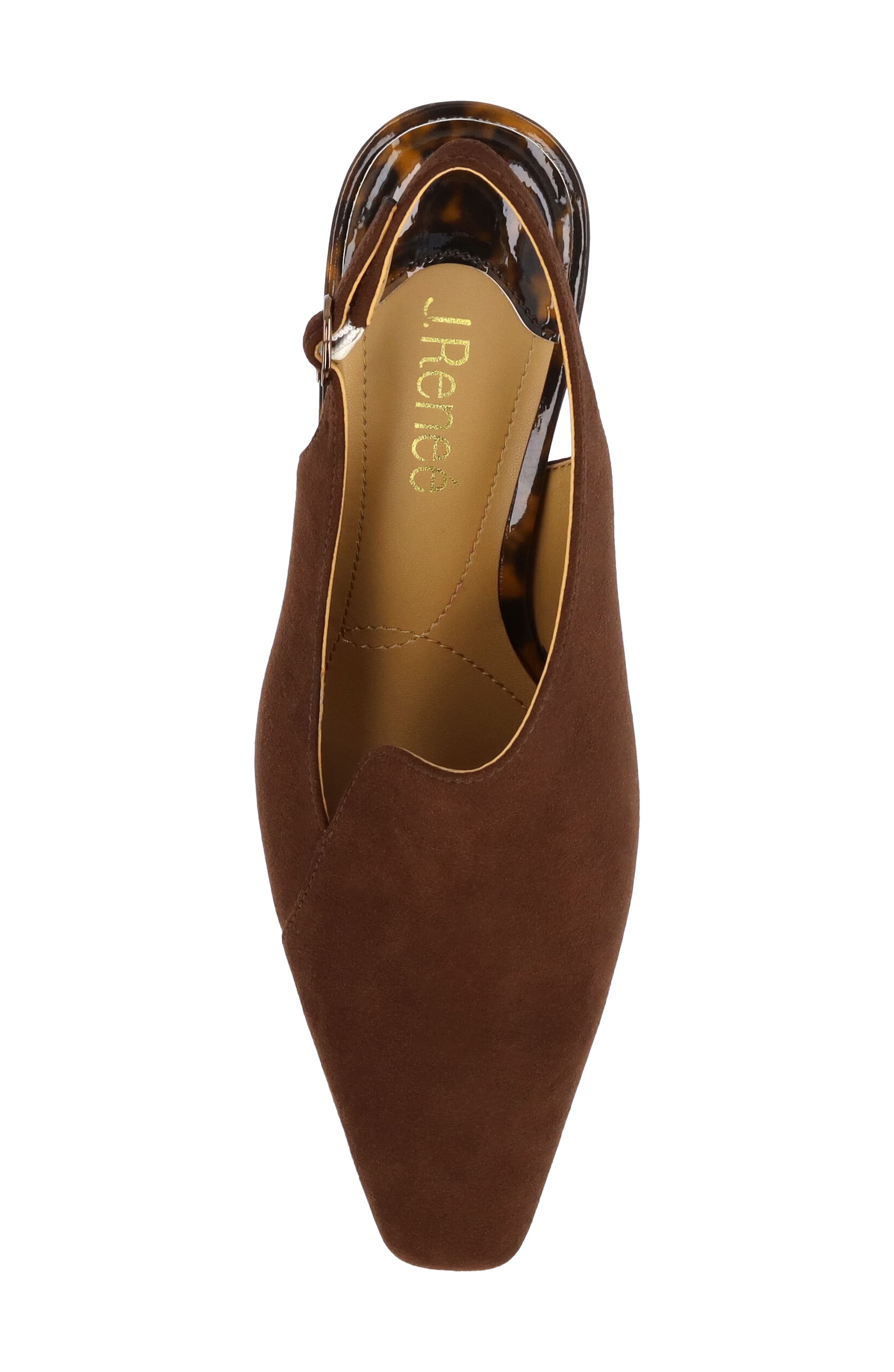 J. Reneé Prissy Slingback Pump, Alternate, color, Chocolate