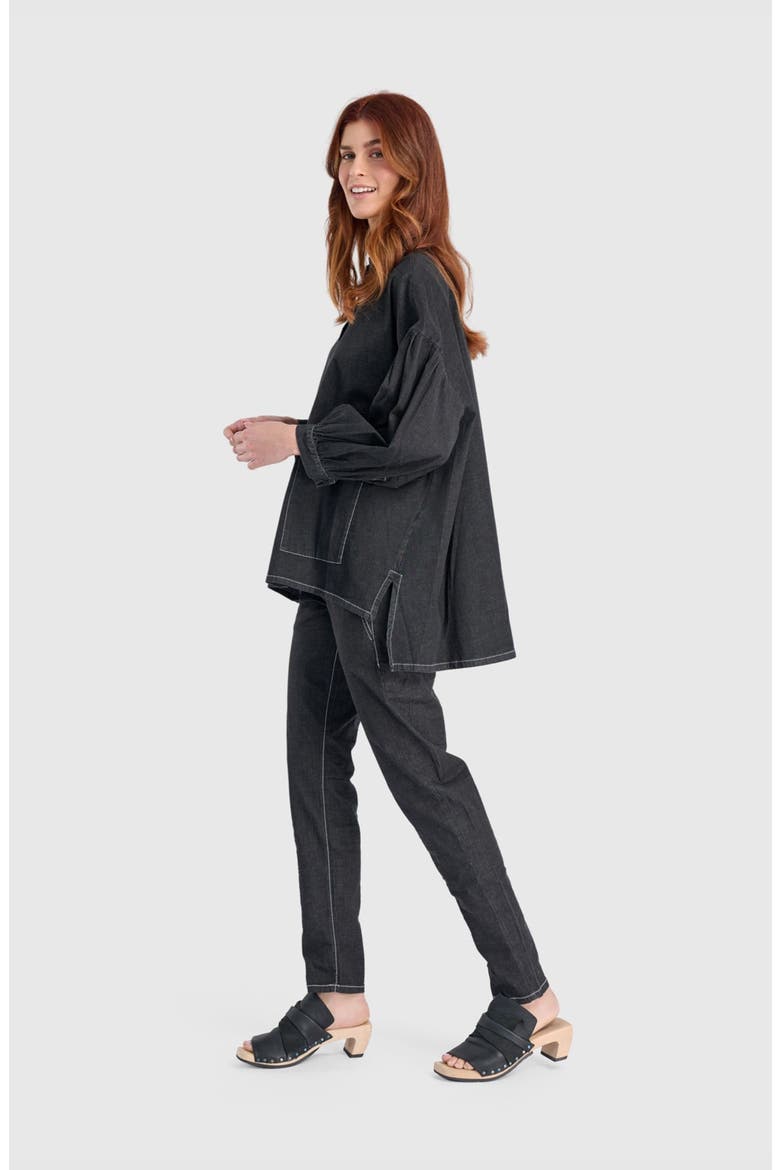 Jet Iconic Stretch Jeans, Alternate, color, Jet