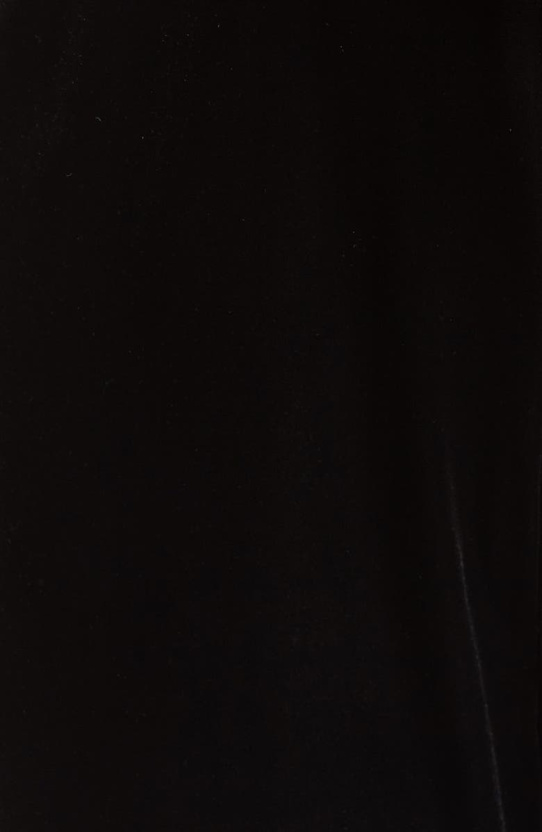 Vince Camuto Ruffle Neck Velvet Jumpsuit, Alternate, color,