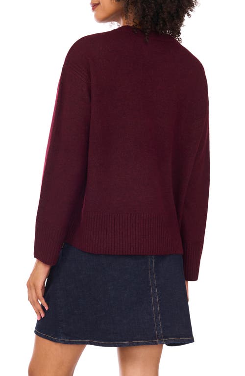 Vince Camuto Relaxed Fit Sweater In Red