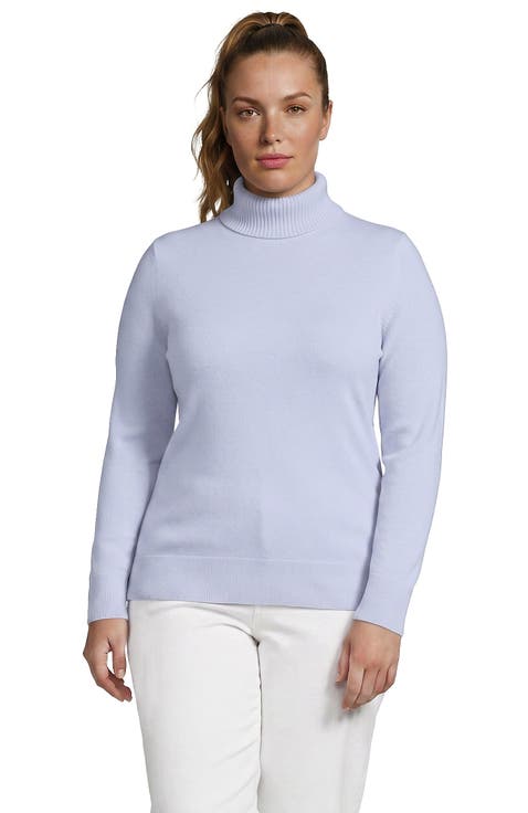 Plus Size Cashmere Turtleneck Sweater