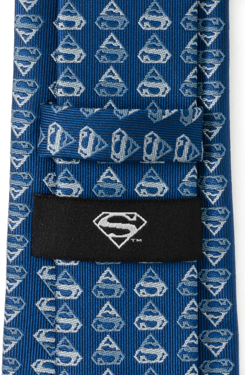 Cufflinks, Inc. x DC Comics Superman Shield Silk Blend Tie, Alternate, color, 