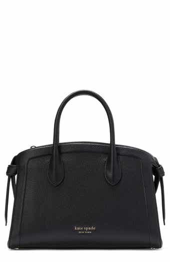 Kate Spade New York medium knott pebbled leather satchel