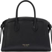 Kate Spade New York medium knott pebbled leather satchel