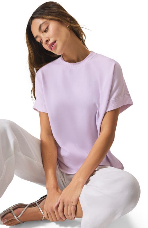 Splendid Supersoft Short Sleeve Sweatshirt In Twilight