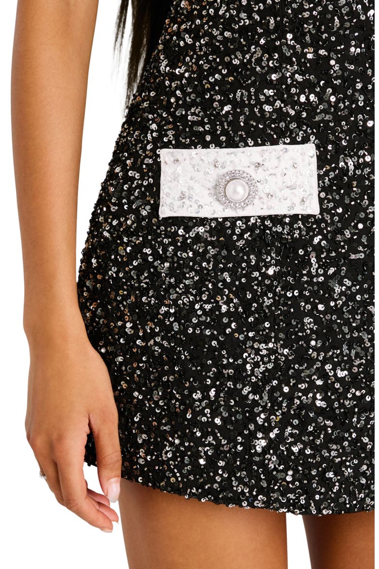 Merit Dress, Alternate, color, Black/White