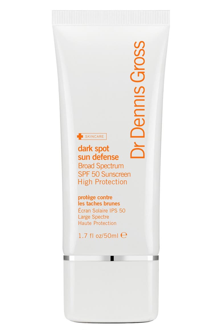 Dark Spot Sun Defense Broad Spectrum SPF 50 Sunscreen, Main, color, NO COLOR