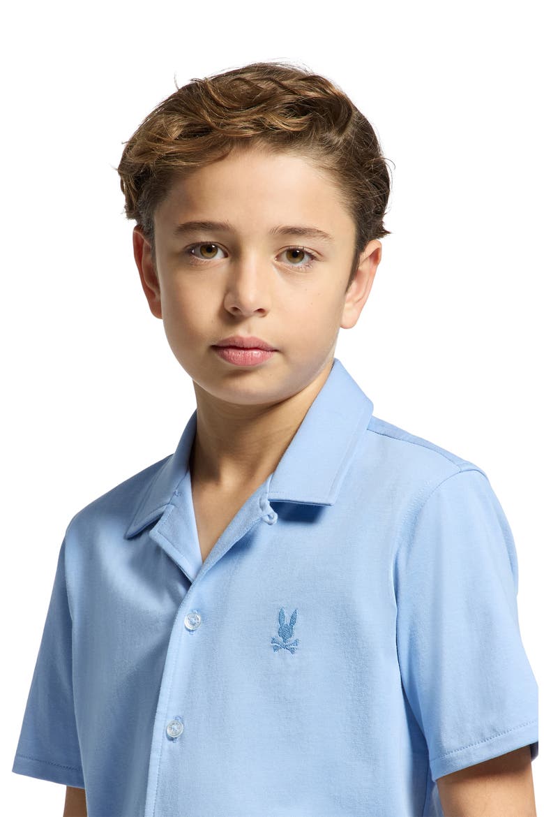 Kids' Bryan Camp Shirt, Alternate, color, SERENITY