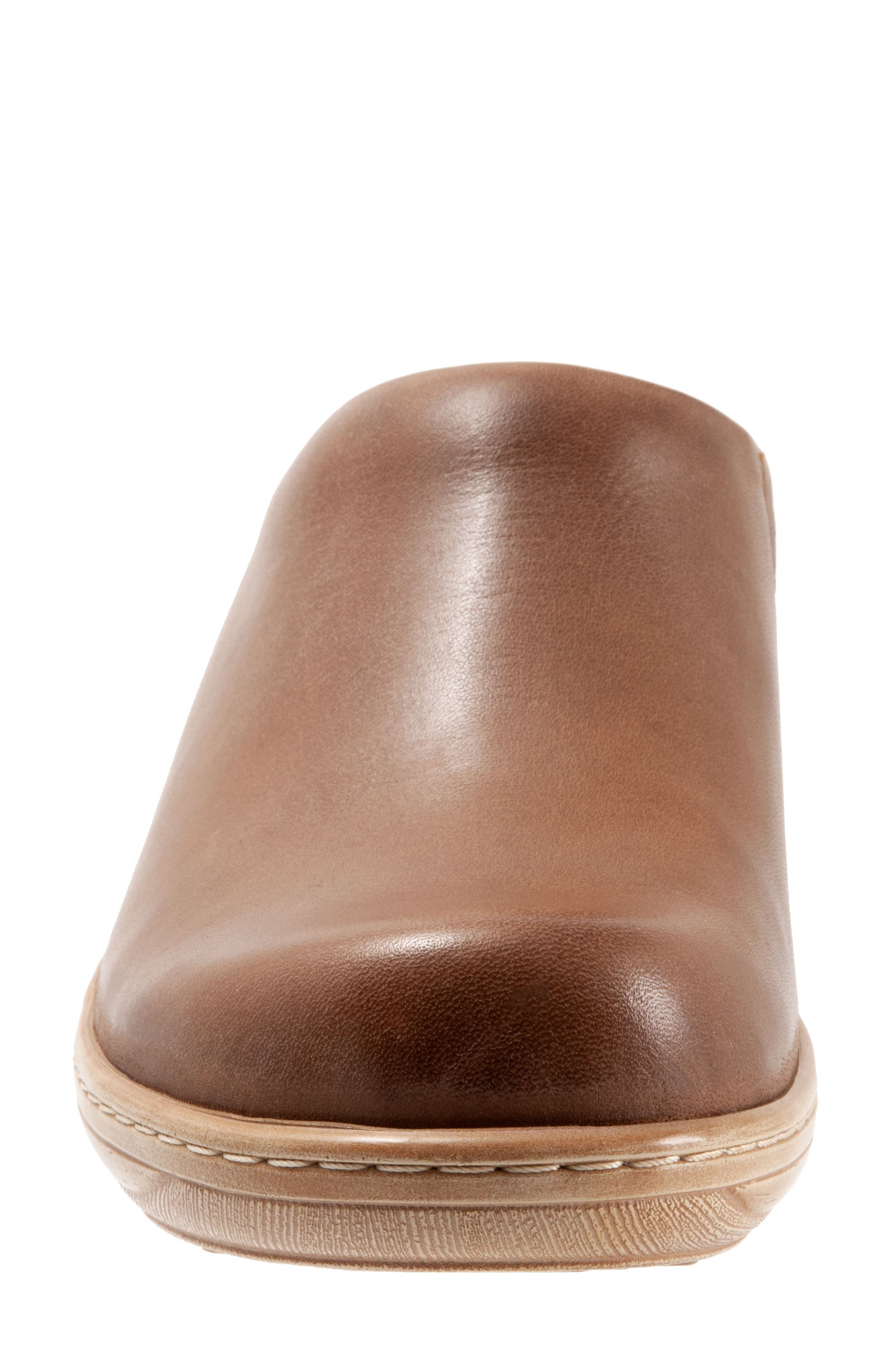 Madison Clog, Alternate, color, SADDLE LEATHER