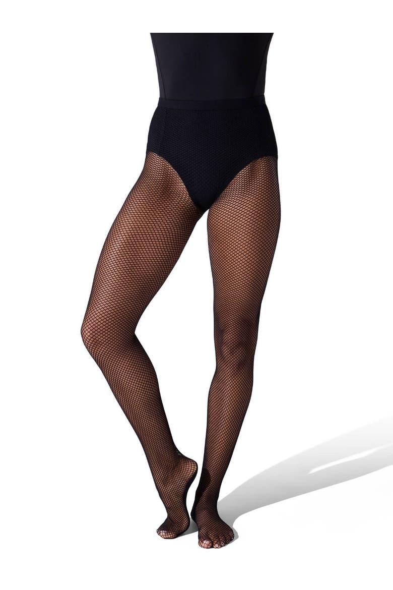 Professional Fishnet Tight w/ Seams, Alternate, color, black