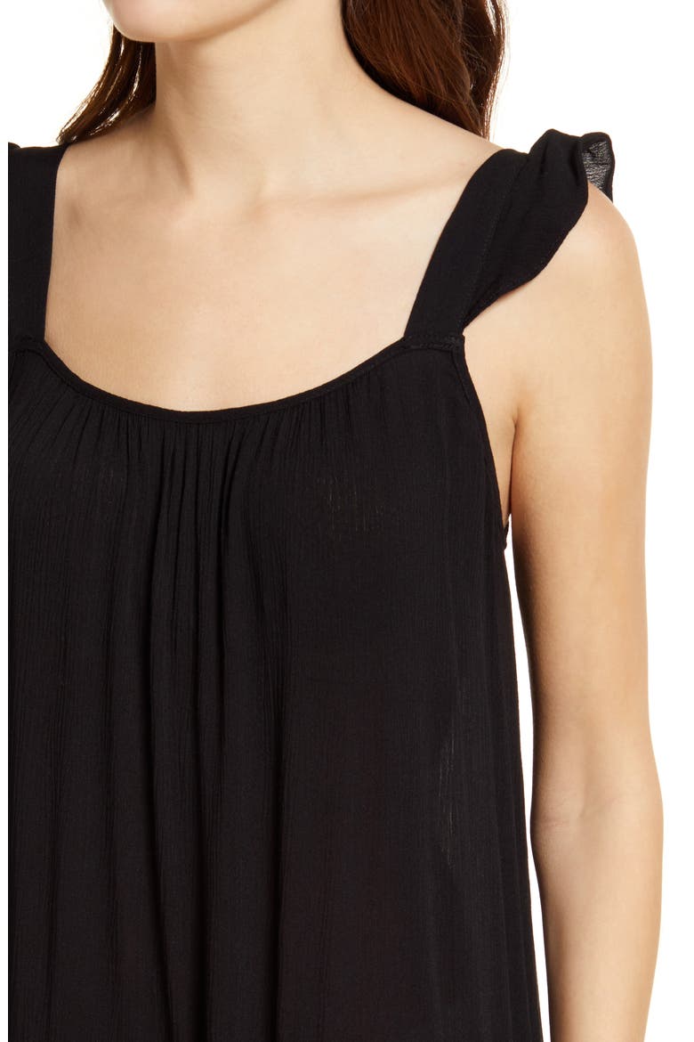BB Dakota Under the Sun Midi Dress, Alternate, color, BLACK