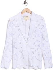 L'AGENCE Clementine Lace Blazer