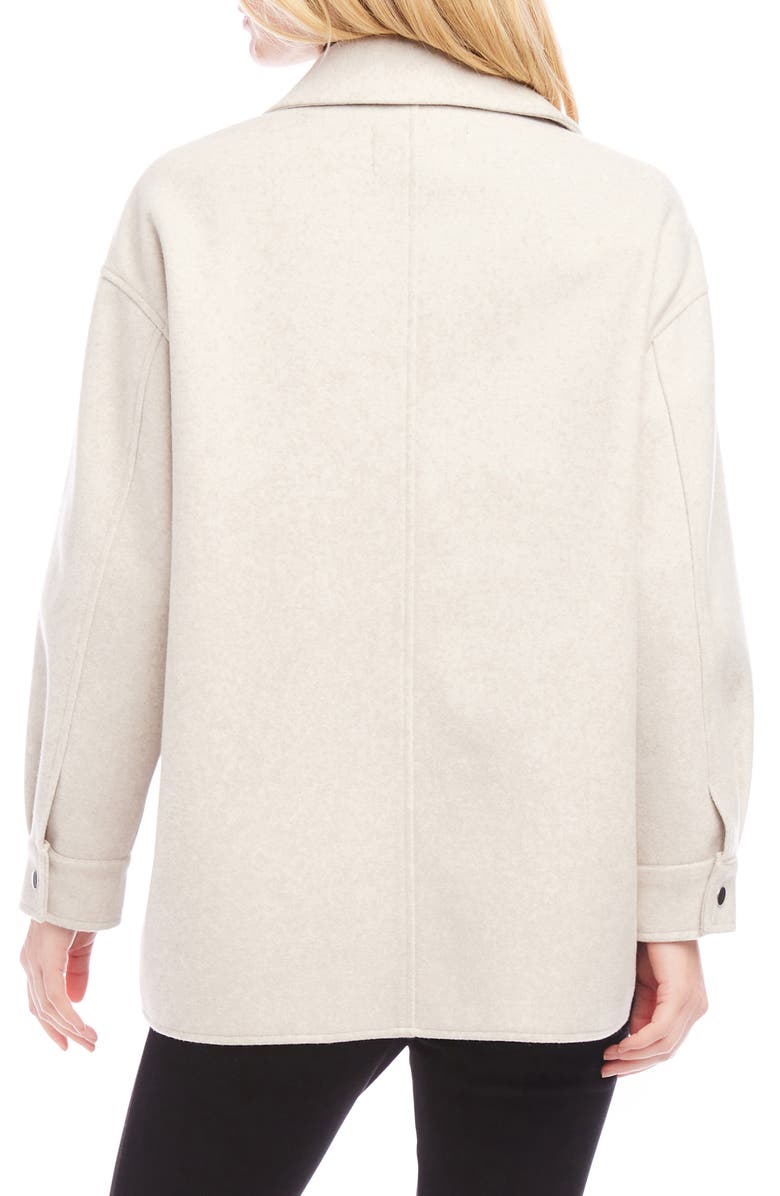 Karen Kane Oversize Shirt Jacket, Alternate, color, Stone