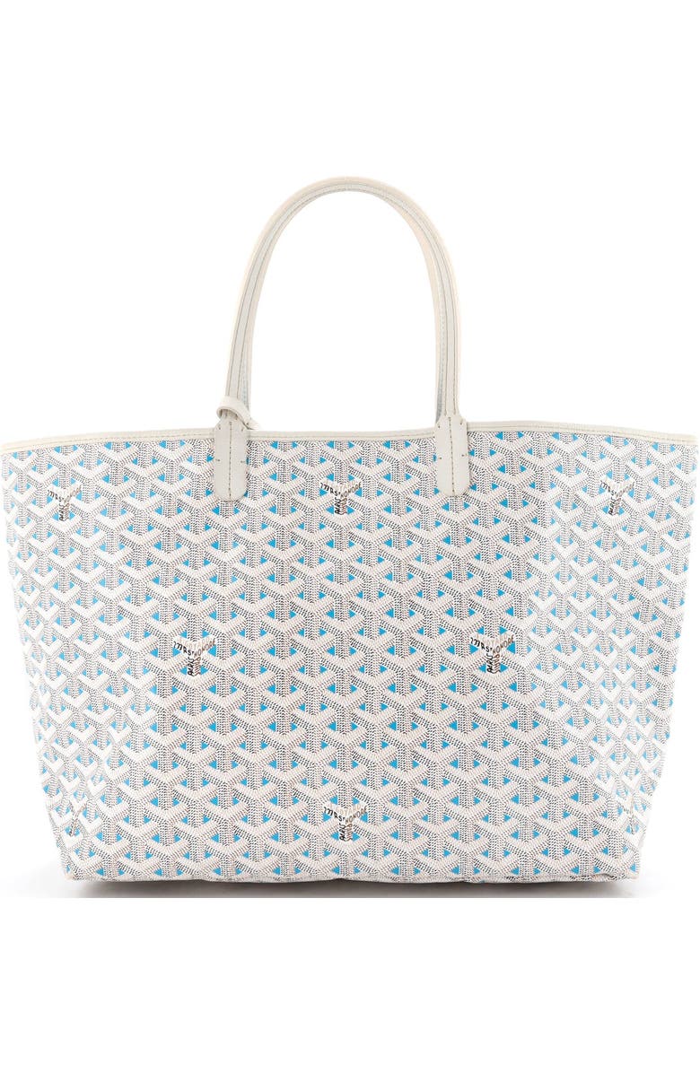 Pre-Owned Goyard Saint Louis Tote Claire Voie Coated Canvas PM, Alternate, color, Blue