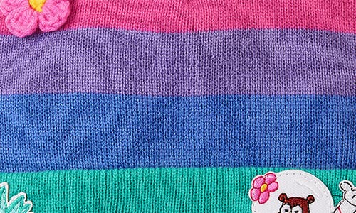 ANDY & EVAN ANDY & EVAN KIDS' SPONGEBOB SQUAREPANTS™ RAINBOW BEANIE & MITTENS SET