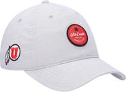 Black Clover Men's Gray Utah Utes Oxford Circle Adjustable Hat