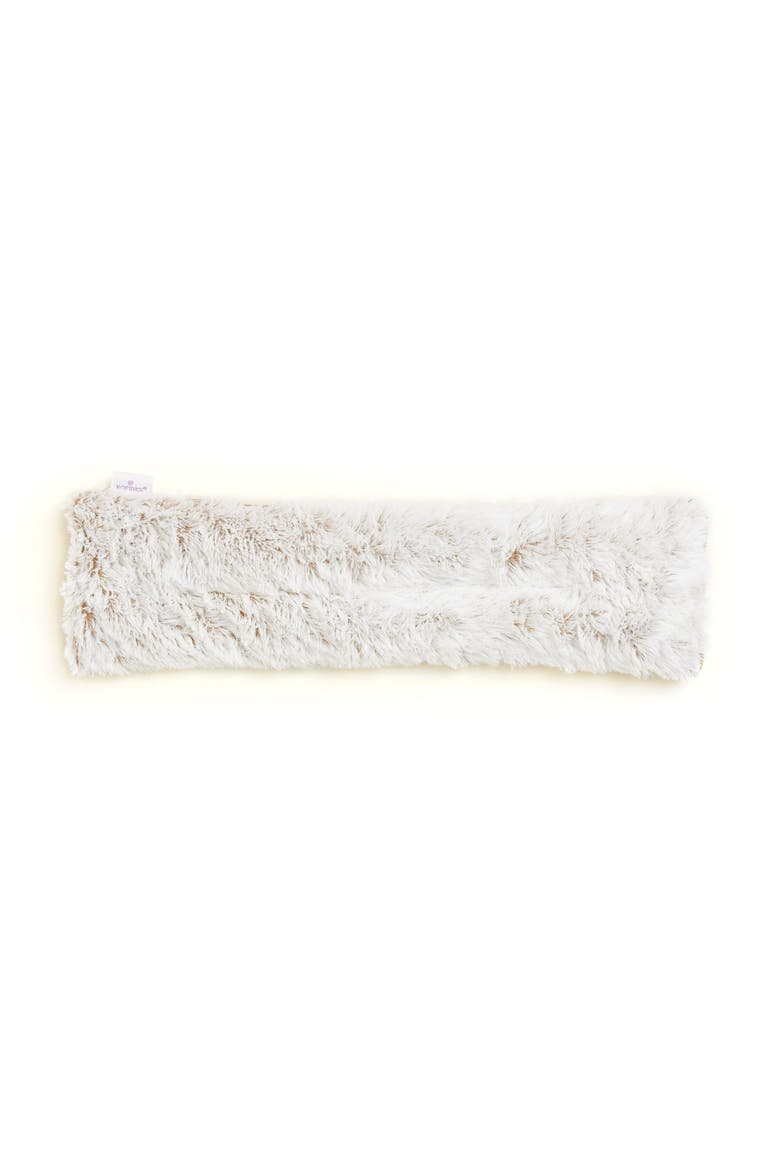 Marshmallow Plush Neck Wrap, Alternate, color, Light Brown