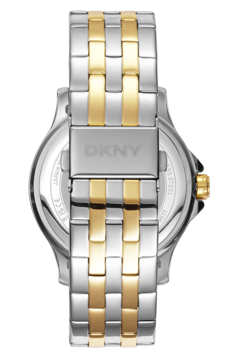 Evening Multifunction Bracelet Watch, 40mm, Alternate, color, TWO TONE SILVER GOLD