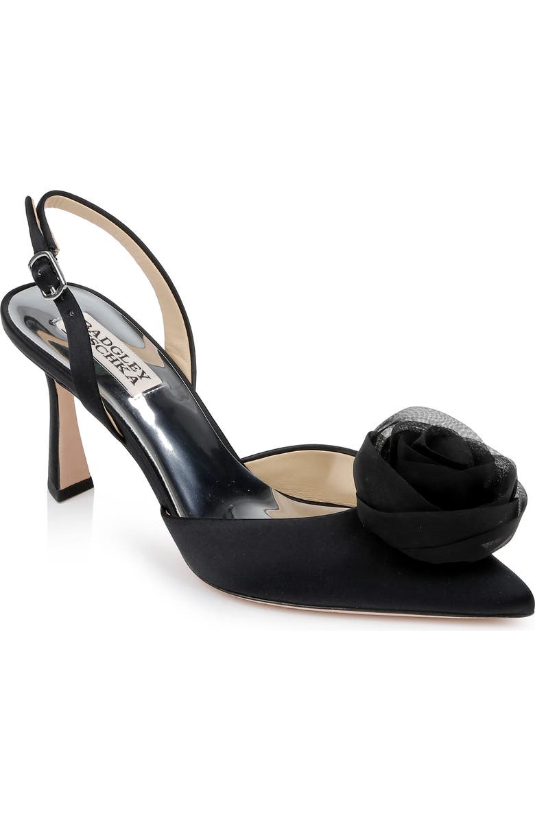 Badgley Mischka Collection Carlise Rose Pinted Toe Pump, Main, color,