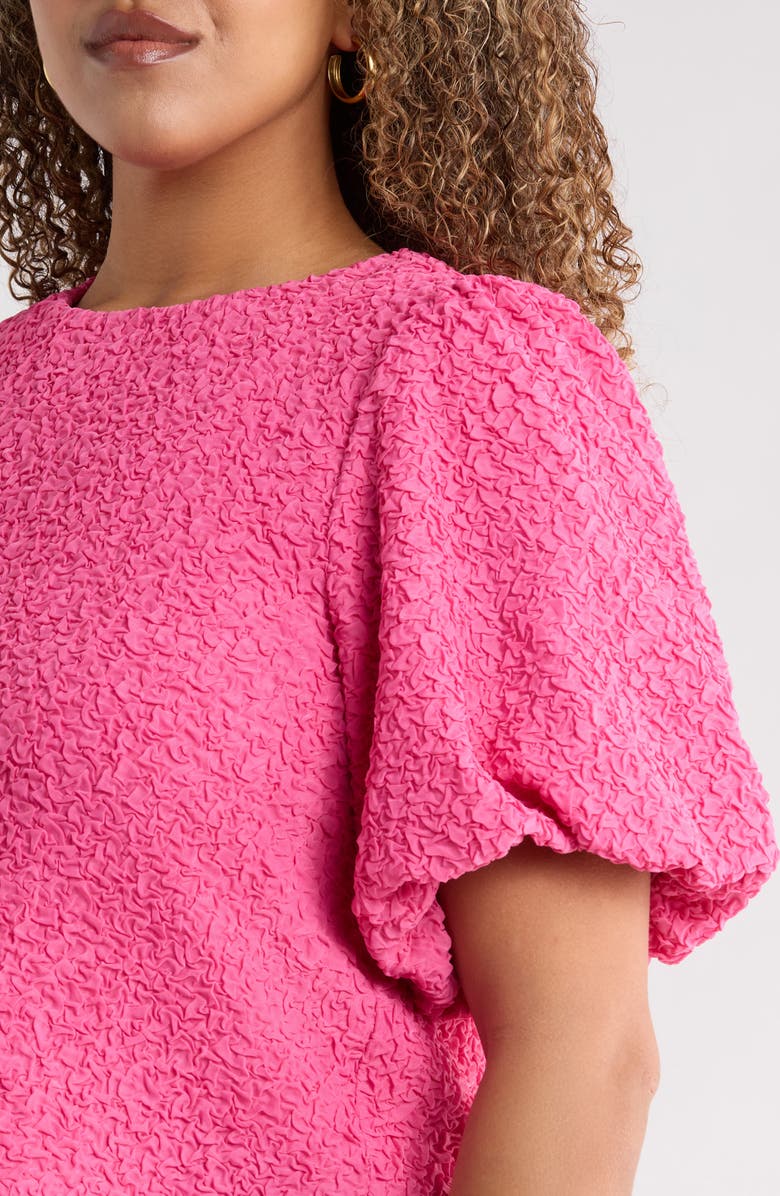 SUGARLIPS Bubble Sleeve Crop Top, Alternate, color, Pink