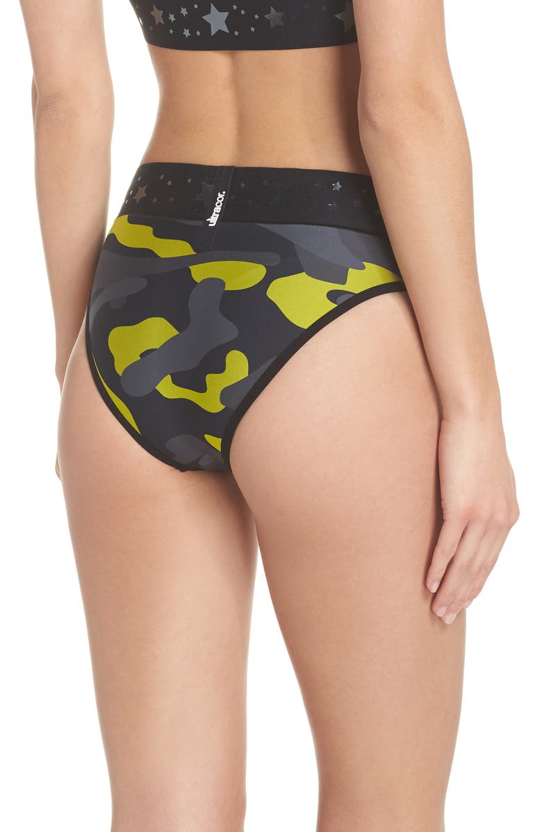 Ultracor Argon Camo High Waist Bikini Bottoms, Alternate, color,