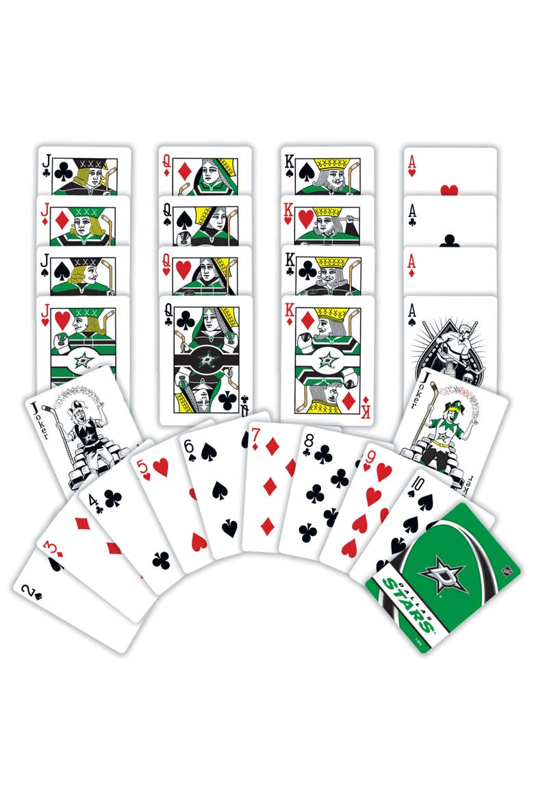Dallas Stars Playing Cards, Alternate, color, Multicolor