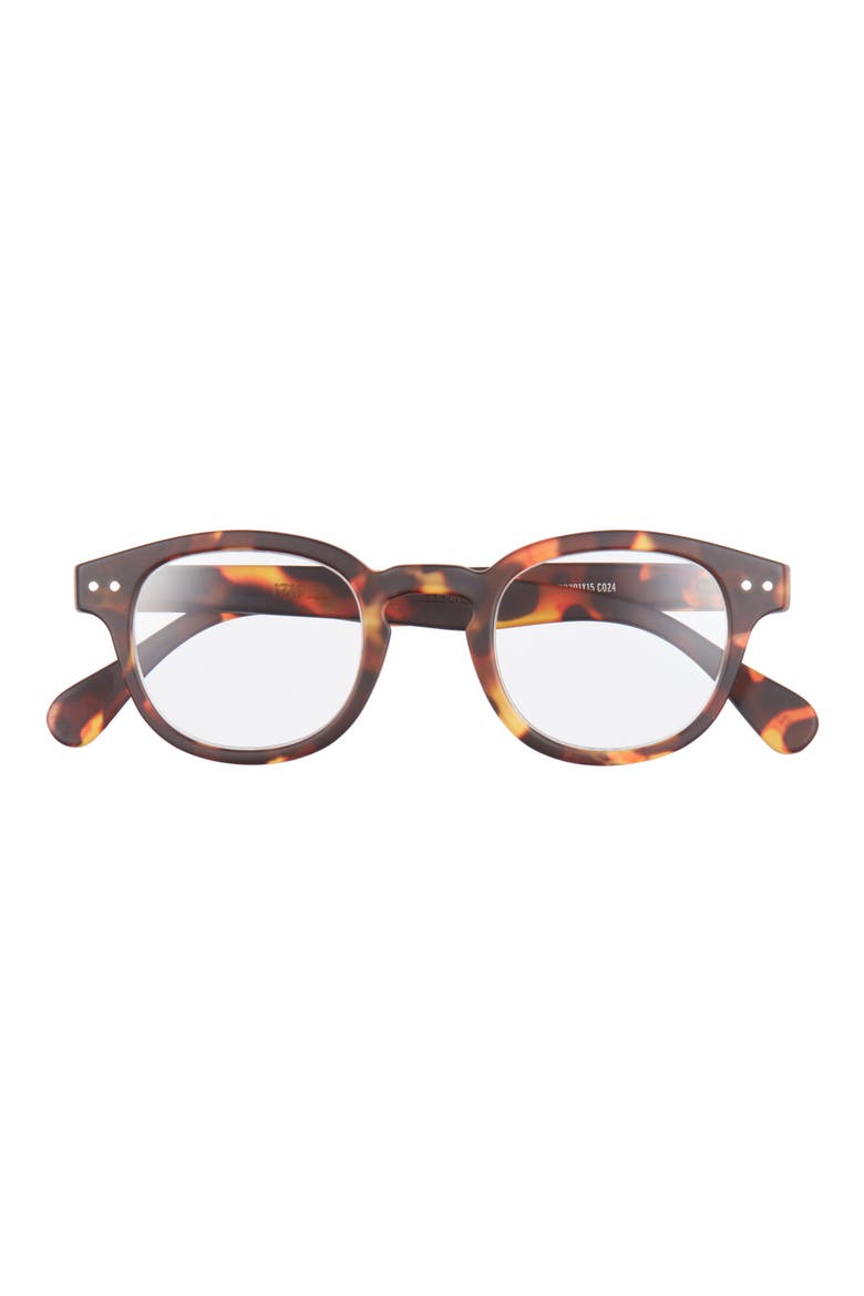 47mm Rectangular Reading Glasses, Main, color, TORTOISE