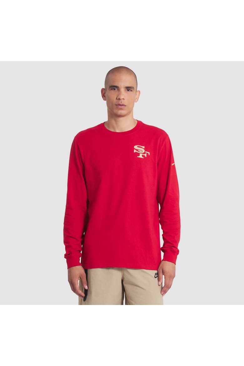 Men's Nike Scarlet San Francisco 49ers 2025 Rivalries Collection Essential Long Sleeve T-Shirt, Main, color, Scarlet