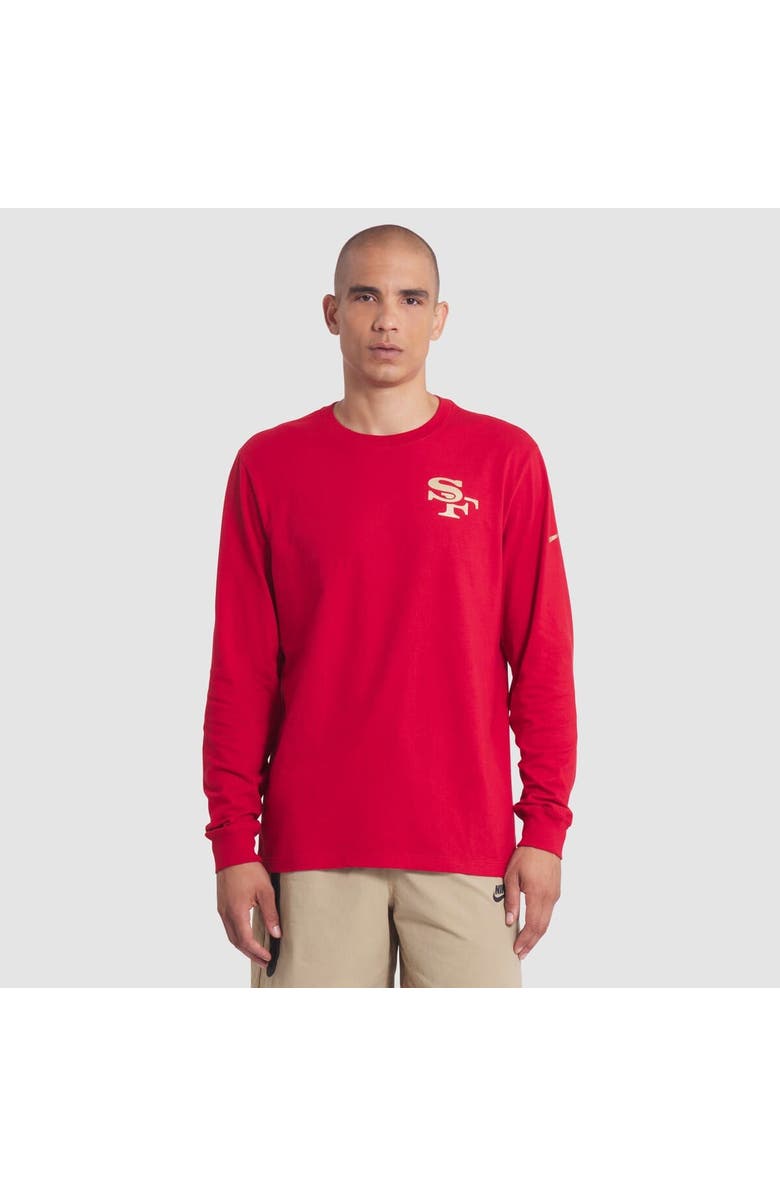 Nike Men's Nike Scarlet San Francisco 49ers 2025 Rivalries Collection Essential Long Sleeve T-Shirt, Main, color, Scarlet