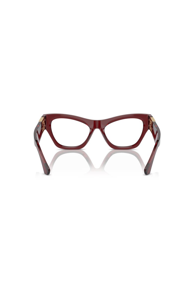 51mm Cat Eye optical glasses, Alternate, color, Red