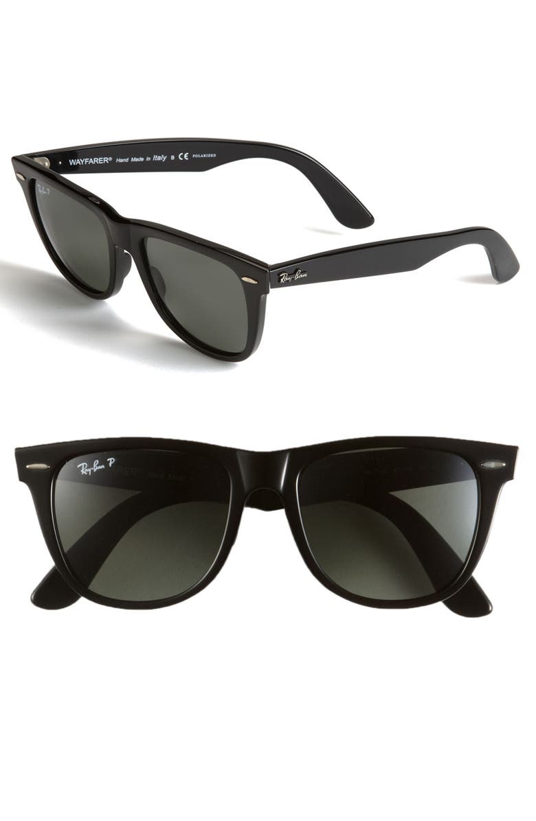Ray-Ban Classic Wayfarer Polarized 54mm Sunglasses, Main, color, 