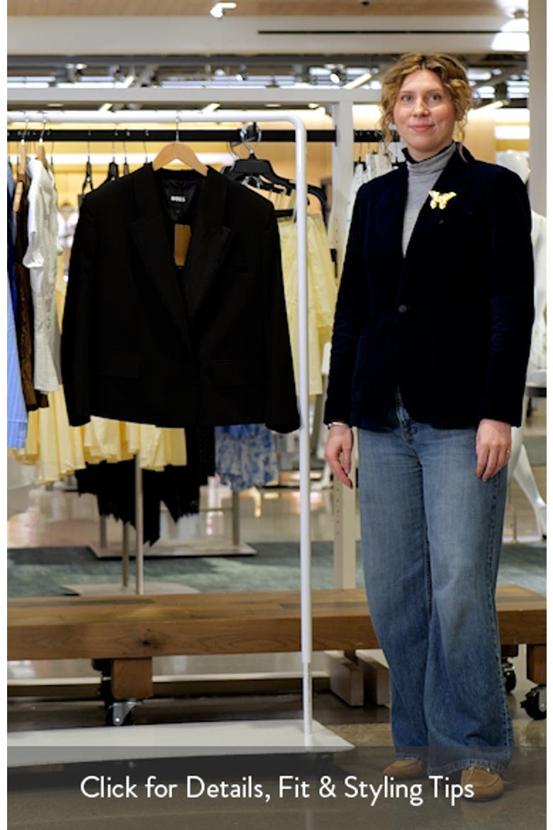 Janeva Virgin Wool One-Button Blazer video