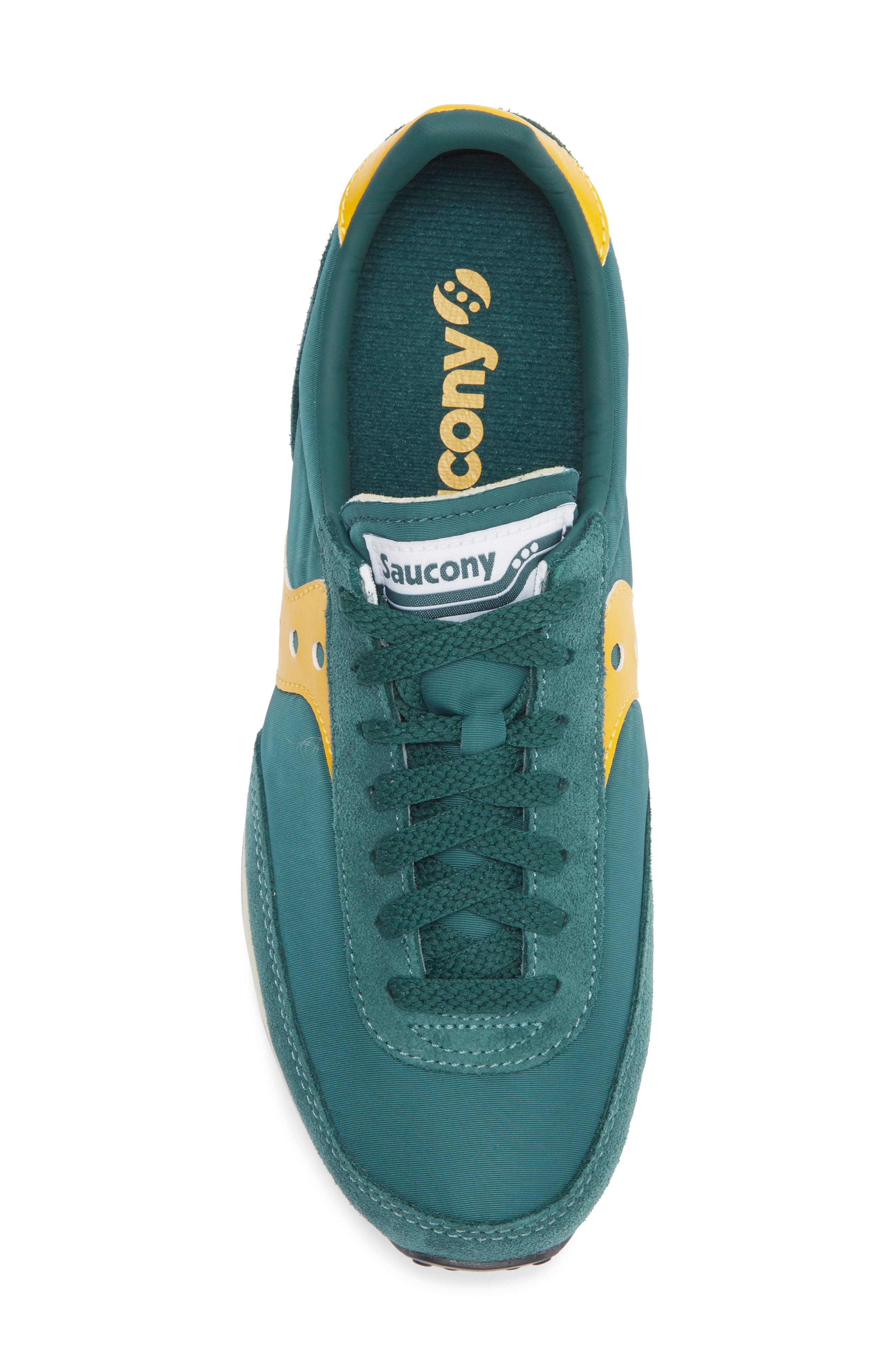 Saucony Gender Inclusive Trainer 80 Sneaker, Alternate, color, Green/ Yellow