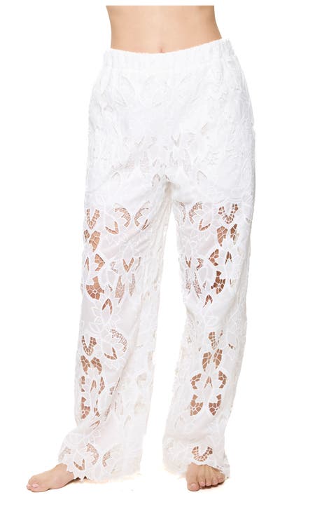 Guipure Lace Beach Pant Cover-Up