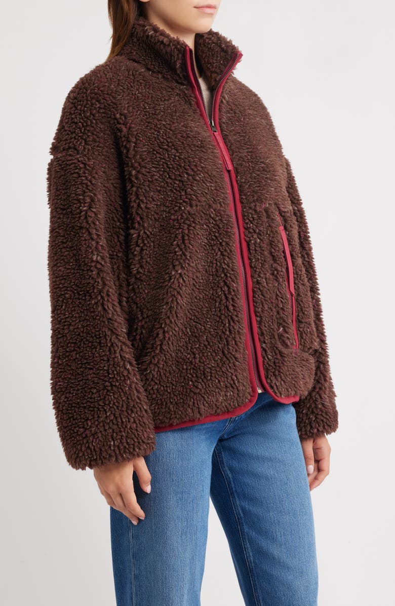 UGG<sup>®</sup> Marlene Confetti Jacket, Alternate, color, Cola