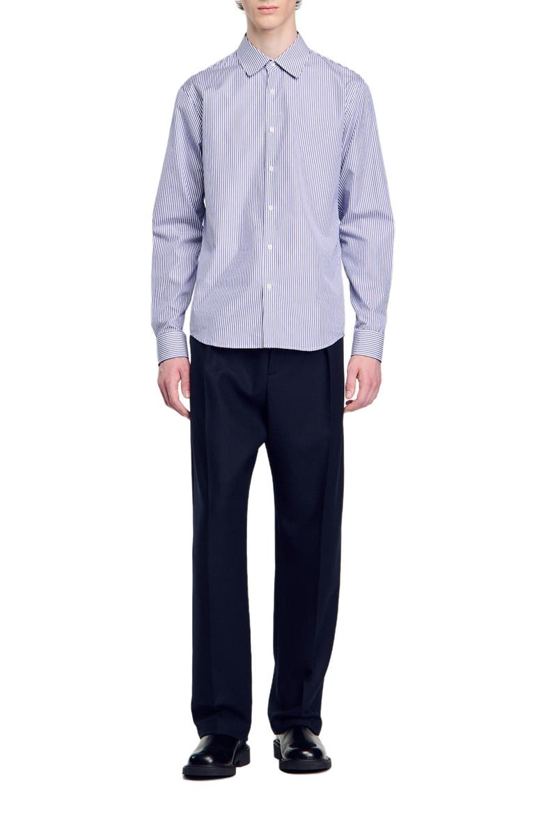 SANDRO Striped shirt, Alternate, color, 