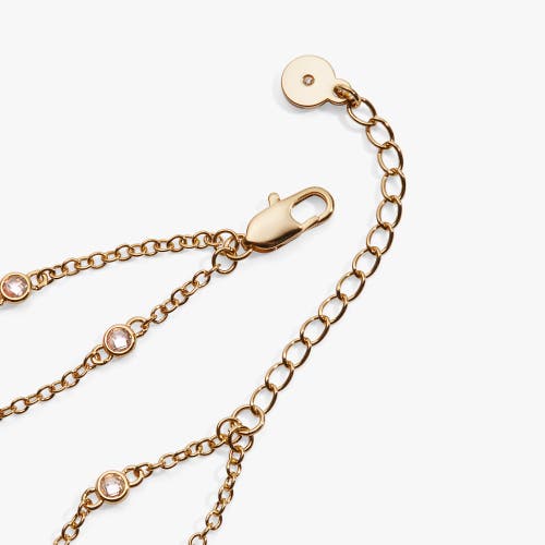 Alex And Ani Mamá Infinity Adjustable Chain Bracelet In Gold