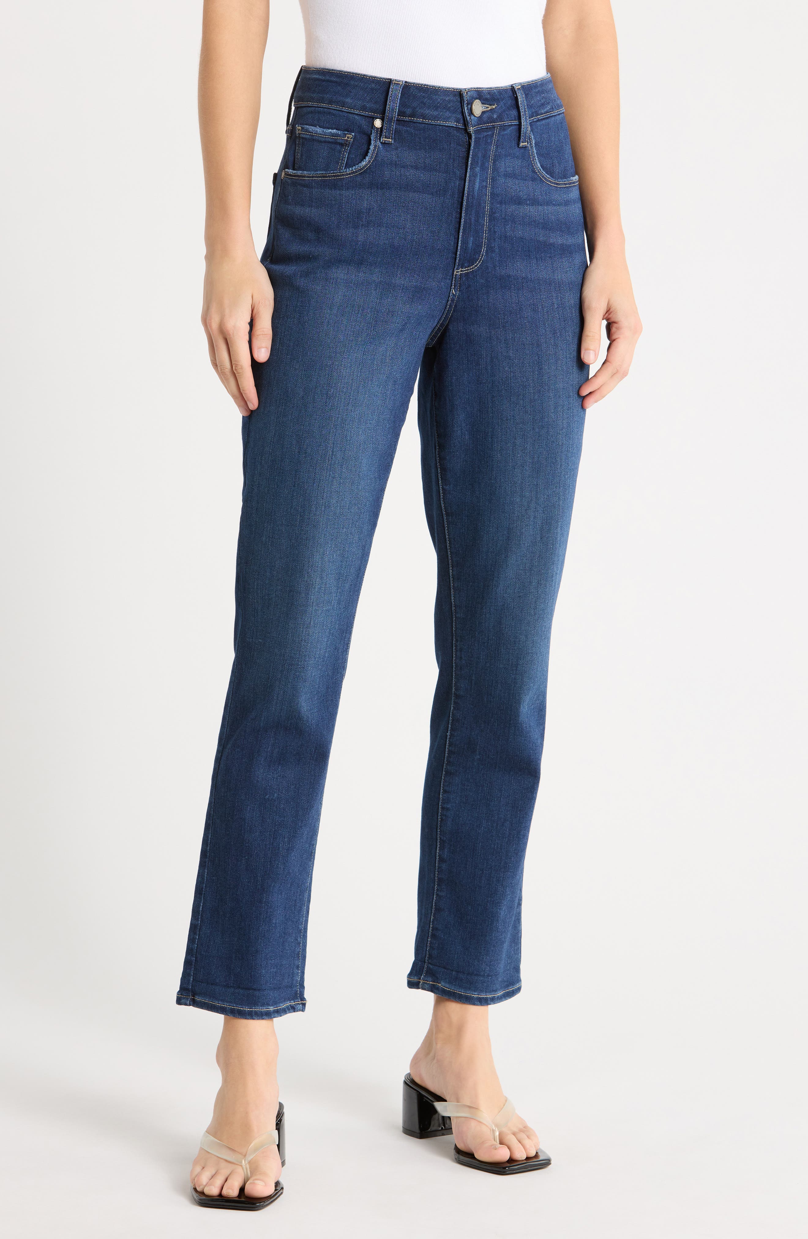 Brigitte High Waist Slim Leg Jeans