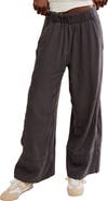 Free People Days End Pull-On Linen Blend Wide Leg Pants