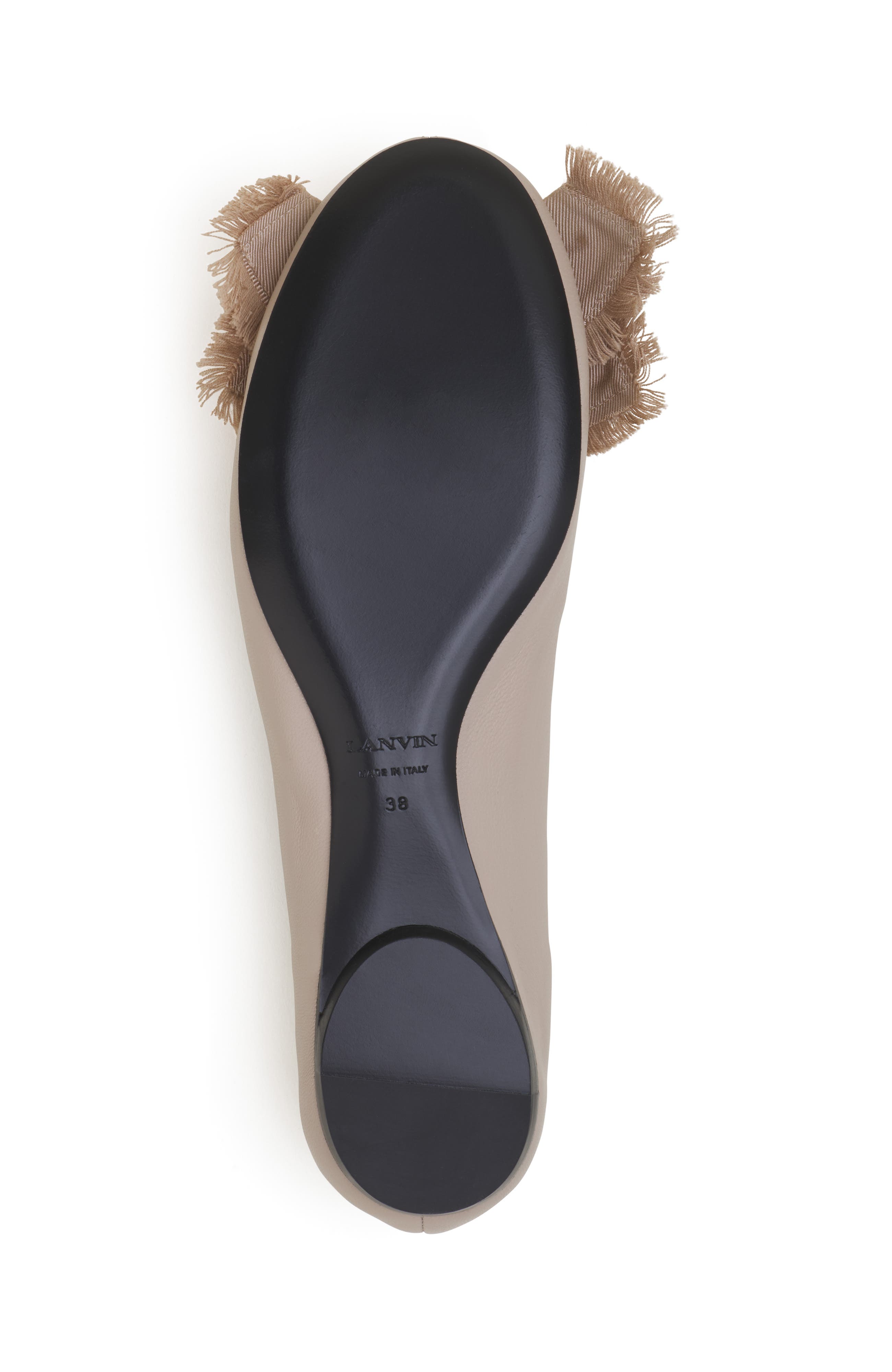 The Bow Ballerina Flat, Alternate, color, Sand