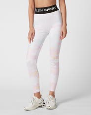 PLEIN SPORT Jogging Cutting Leggings Camouflage Women