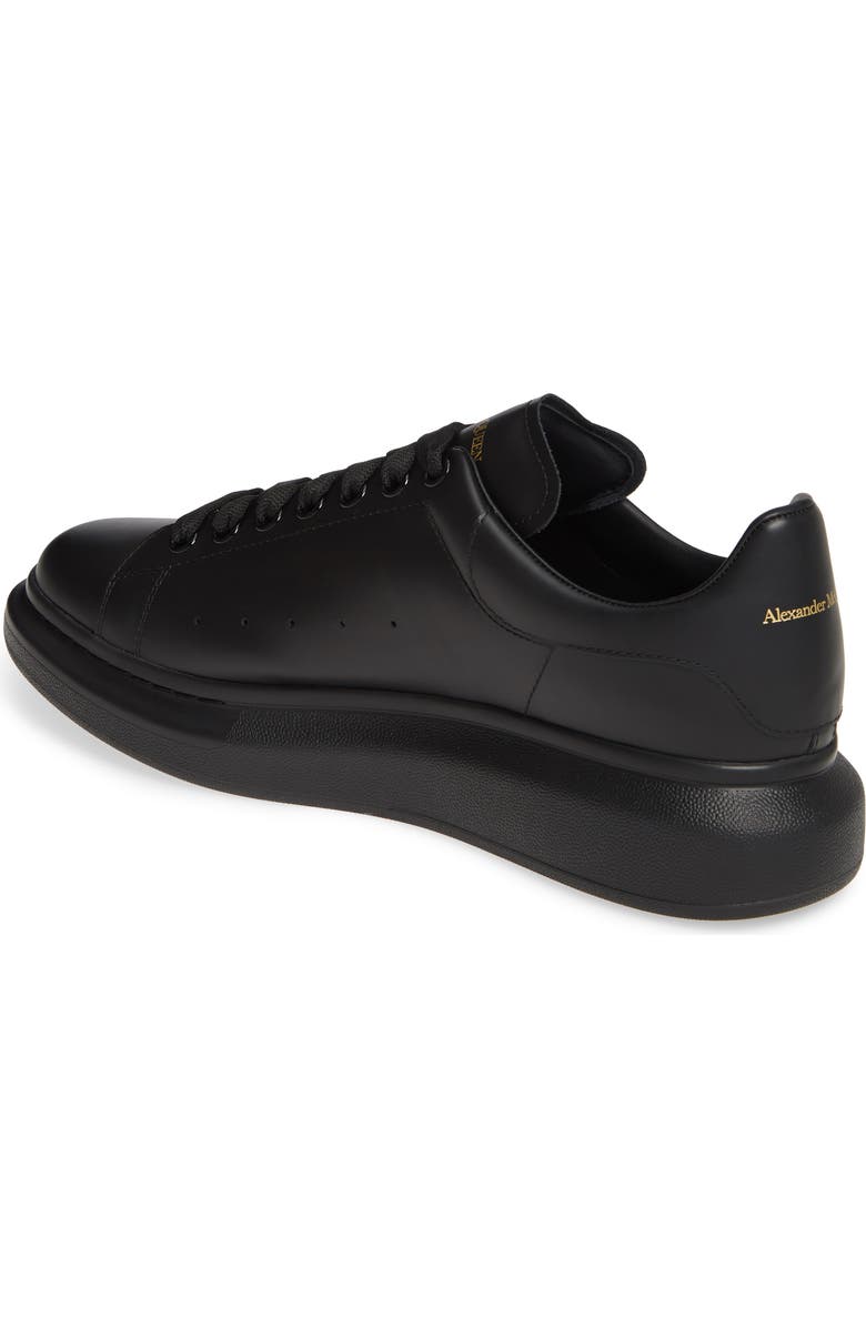 McQueen Oversized Sneaker, Alternate, color, Black