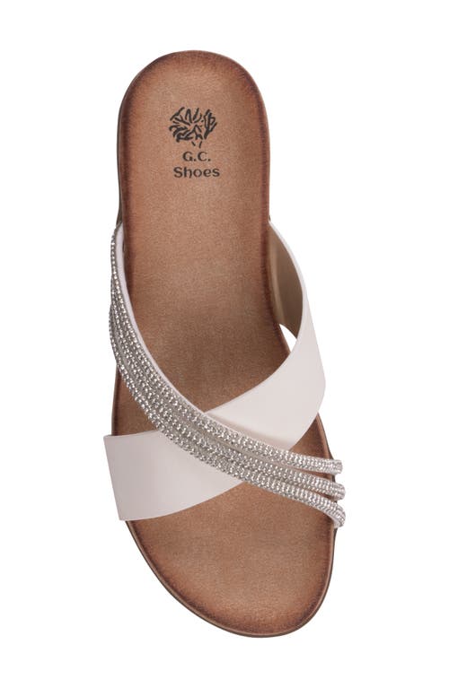 Gc Shoes Iris Comfort Wedge Sandal In White