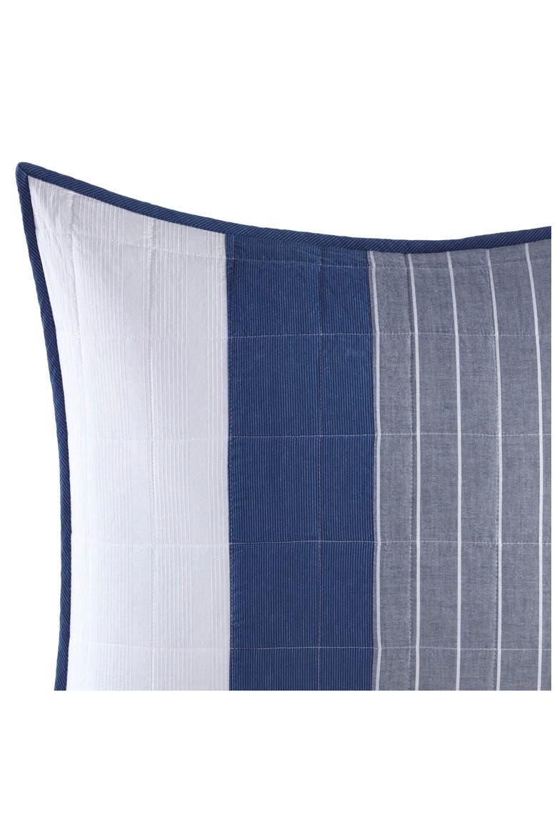 Swale Cotton Standard Sham, Alternate, color, NAVY