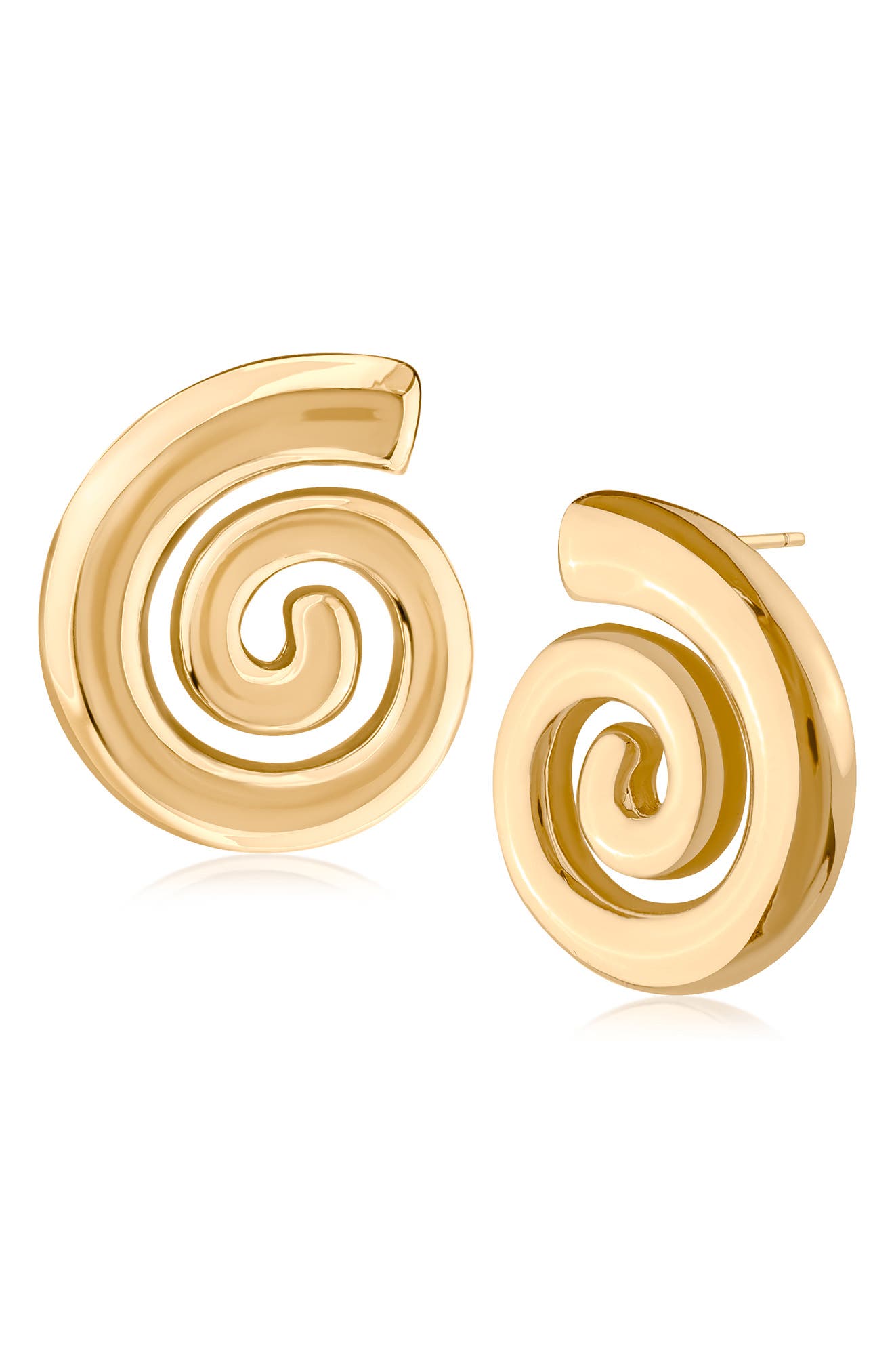 JARDIN Spiral Drop Earrings