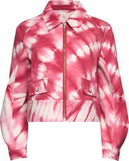 Cinq à Sept Harriet Tie Dye Stretch Cotton Jacket