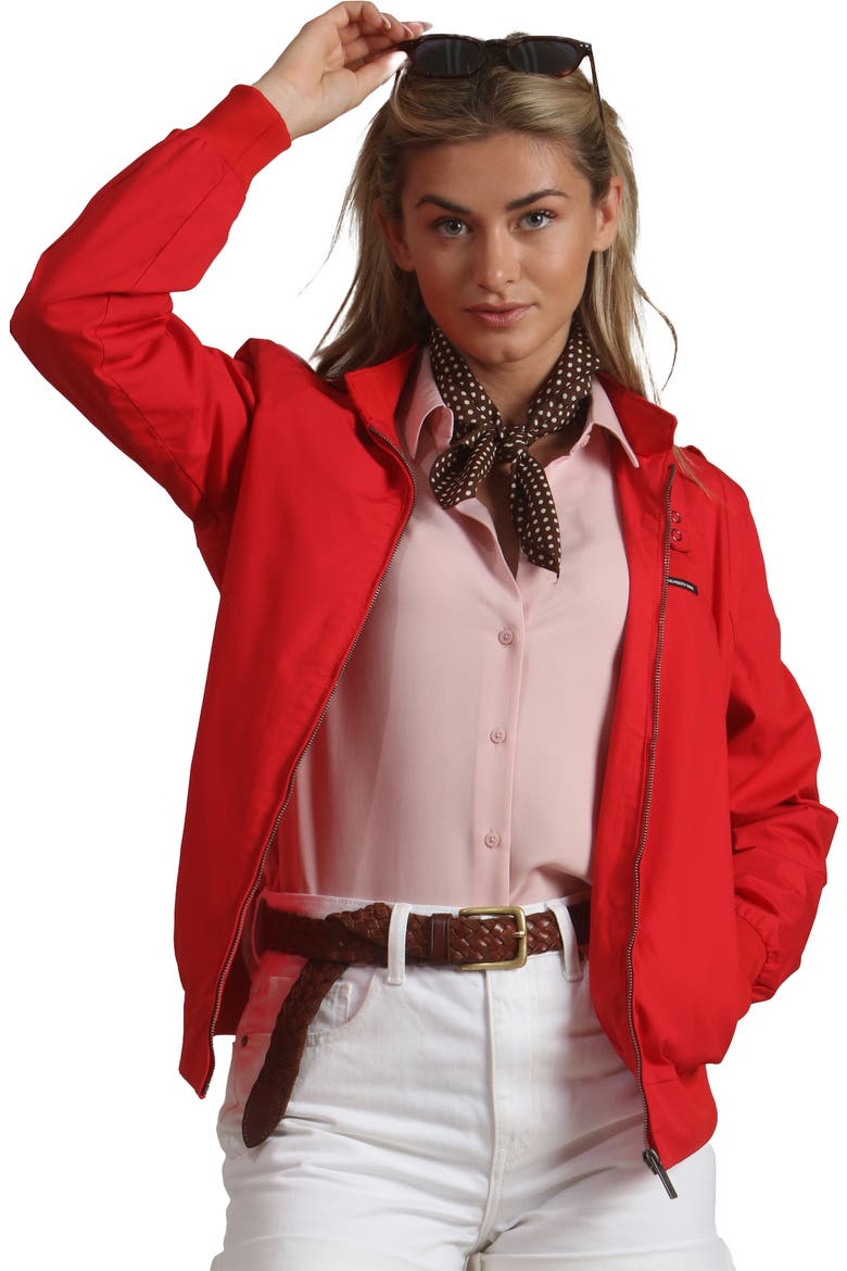 Classic Iconic Racer Jacket, Alternate, color, Red