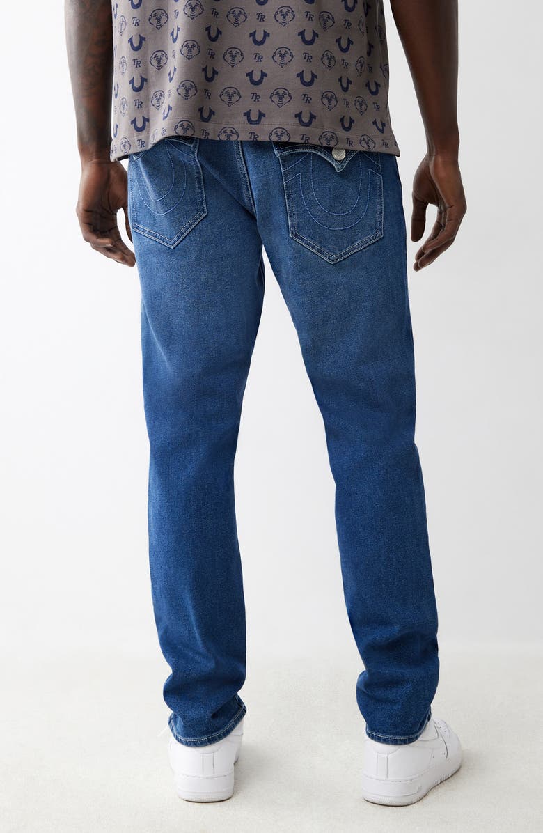 True Religion Geno Flap Slim Leg Jeans, Alternate, color, 