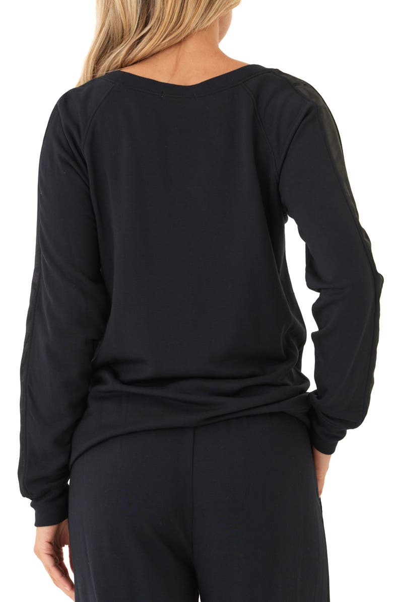 Threads 4 Thought Priscilla Feather Fleece Sweatshirt, Alternate, color, Black